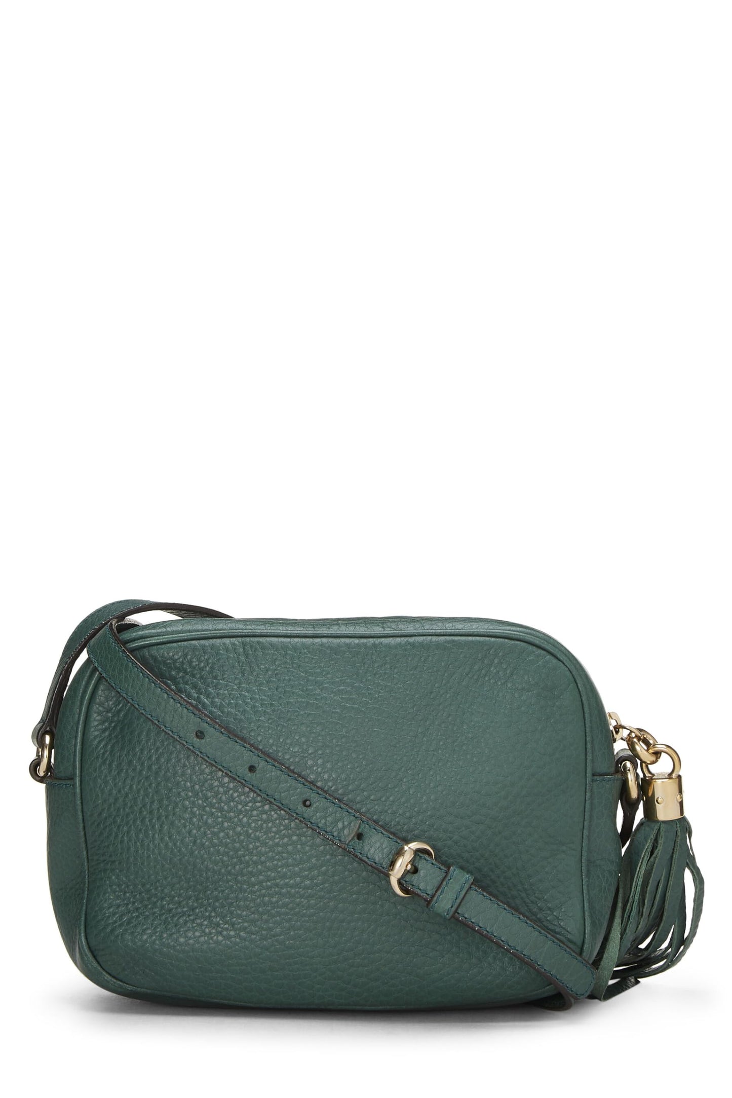 Gucci, Soho Disco en cuir grainé vert d'occasion, vert