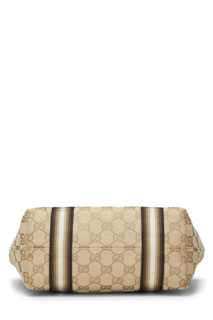 Gucci, petit sac fourre-tout Jolicoeur en toile GG dorée d'occasion, doré