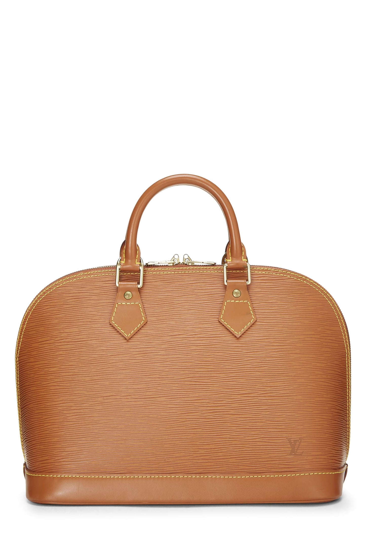 Louis Vuitton, Pre-Loved Cannelle Epi Alma PM, Brown