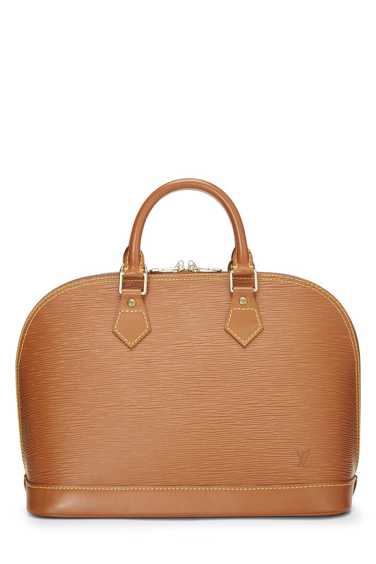 Louis Vuitton, Cannelle Epi Alma PM d'occasion, marron