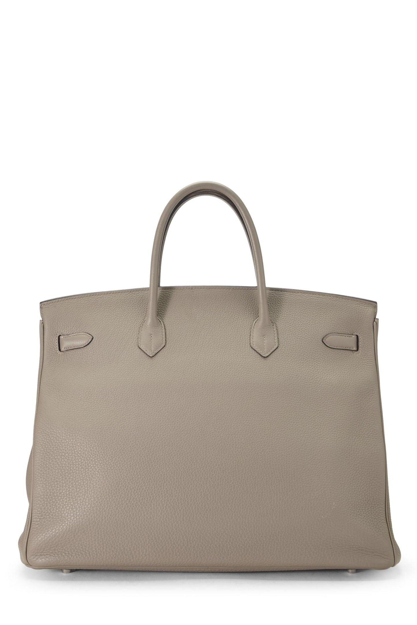 Hermès, Pre-Loved Gris Asphalt Clemence Birkin 40, Gris Asphalt