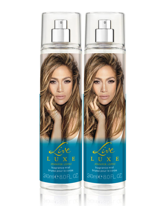 Jennifer Lopez Live Luxe Body Mist, 240ml (8fl oz) Duo Pack (2 Pack)