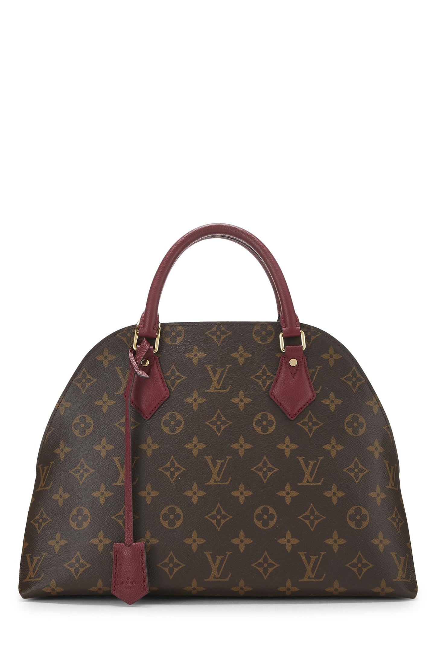 Louis Vuitton, Pre-Loved Raisin Monogram Canvas Alma BNB, Purple