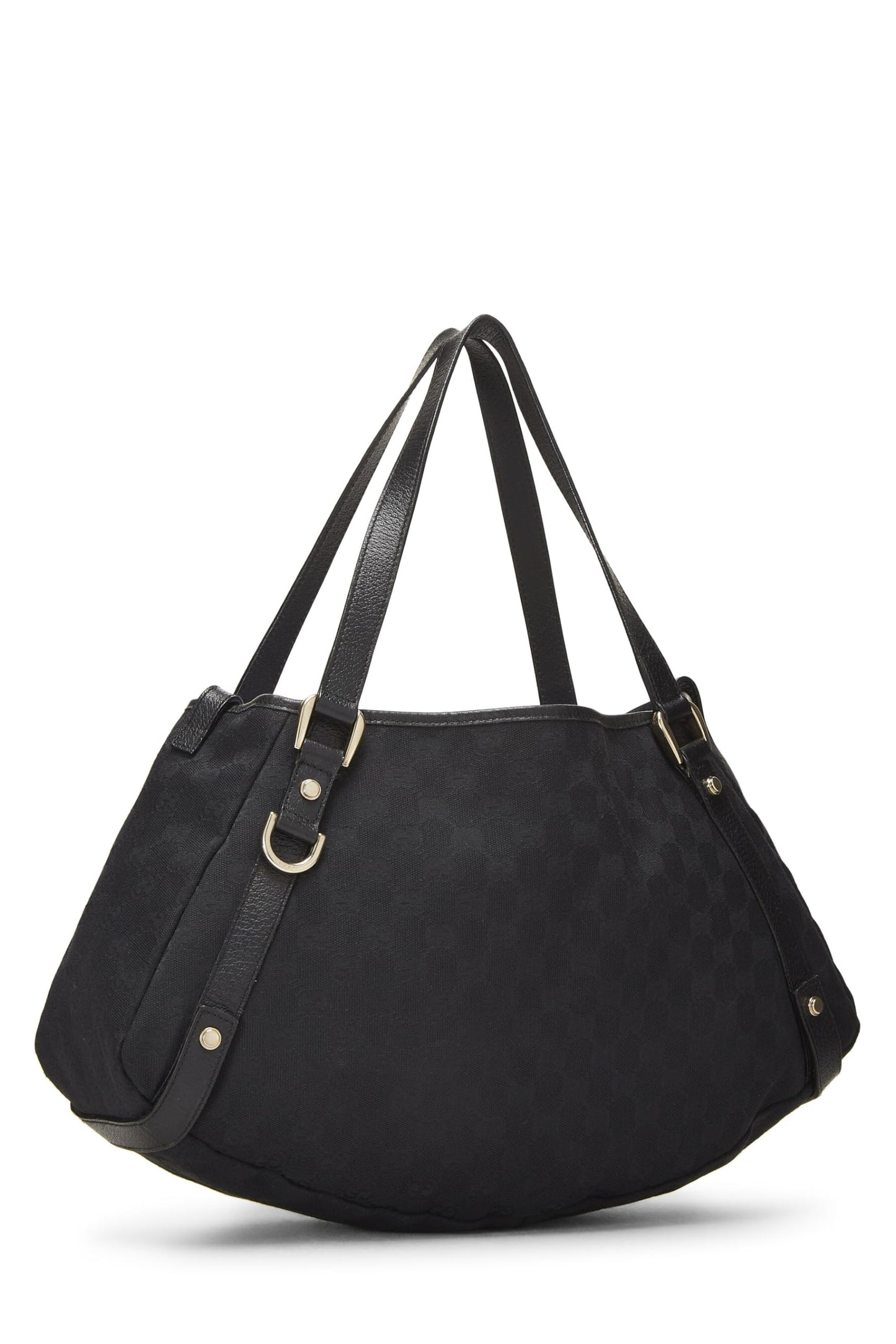 Gucci, Bolso tote Abbey de lona GG original negro Pre-Loved, Negro