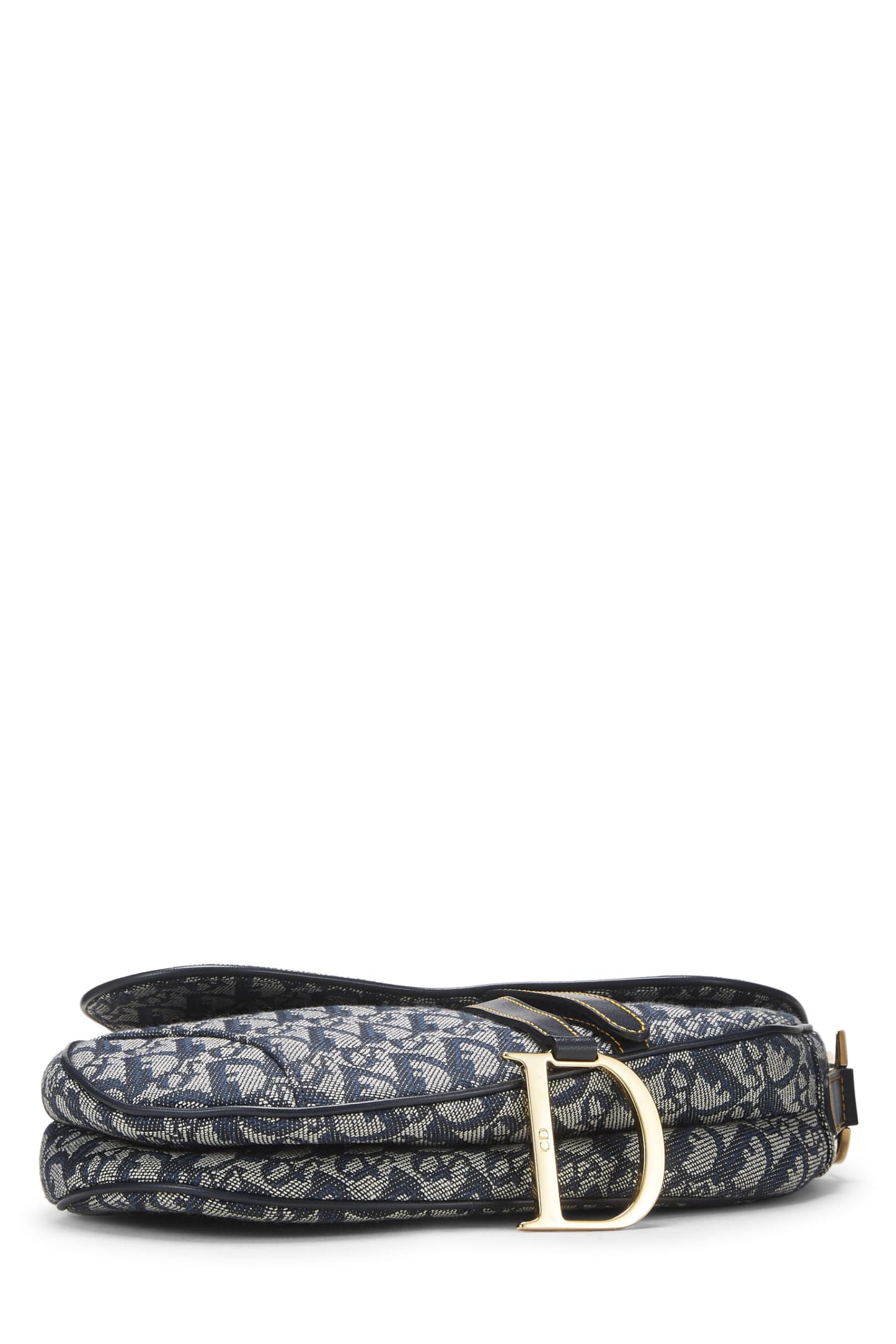 Dior, Sacoche en toile Navy Trotter d'occasion, bleu marine