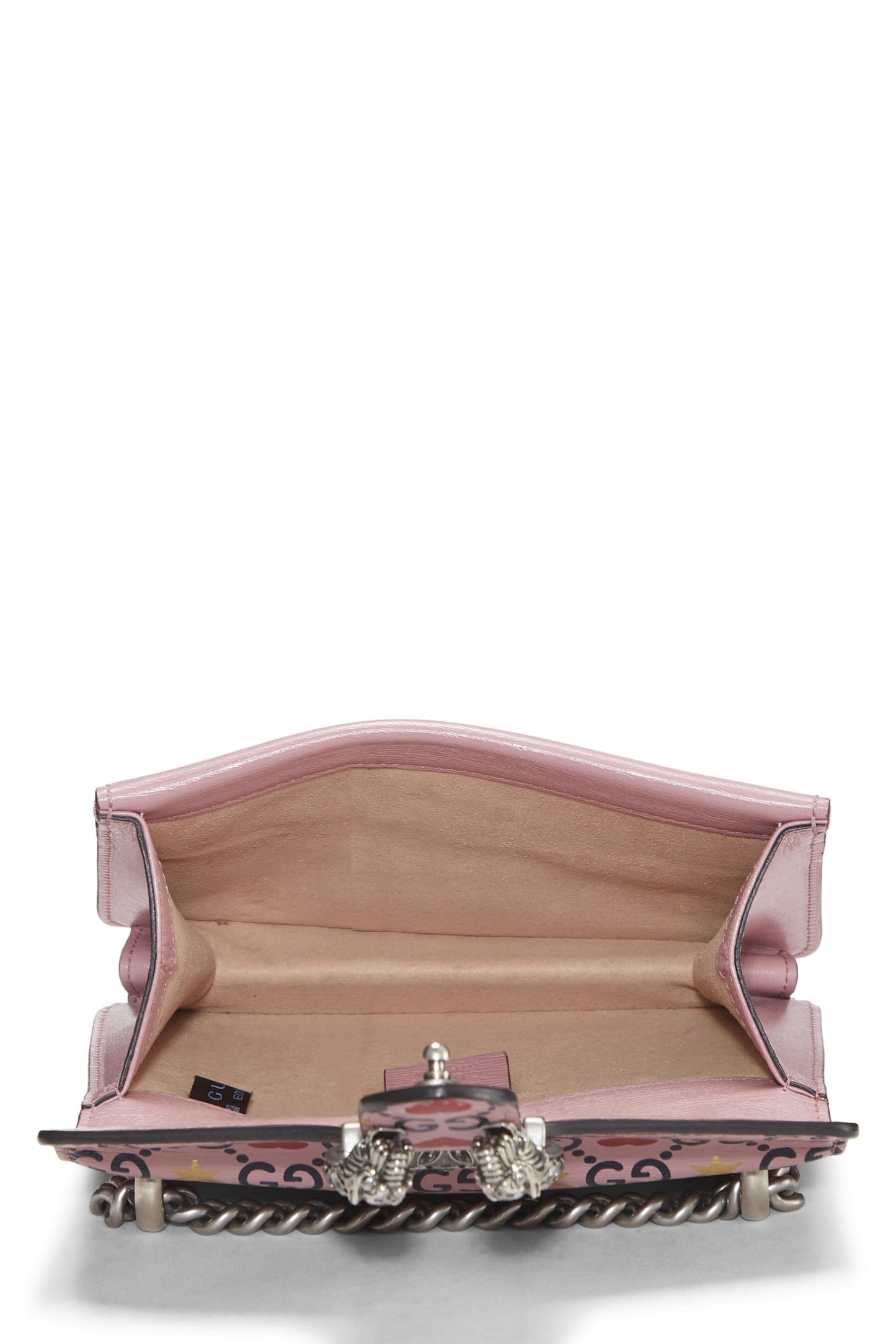 Gucci, sac à bandoulière Dionysus Valentine rose d'occasion de taille moyenne, rose