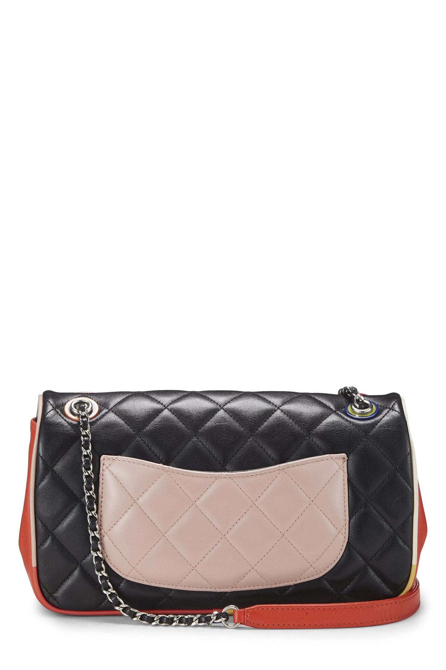 Chanel, Pre-Loved Paris-Cuba Multicolor Calfskin Half Flap Medium, Black