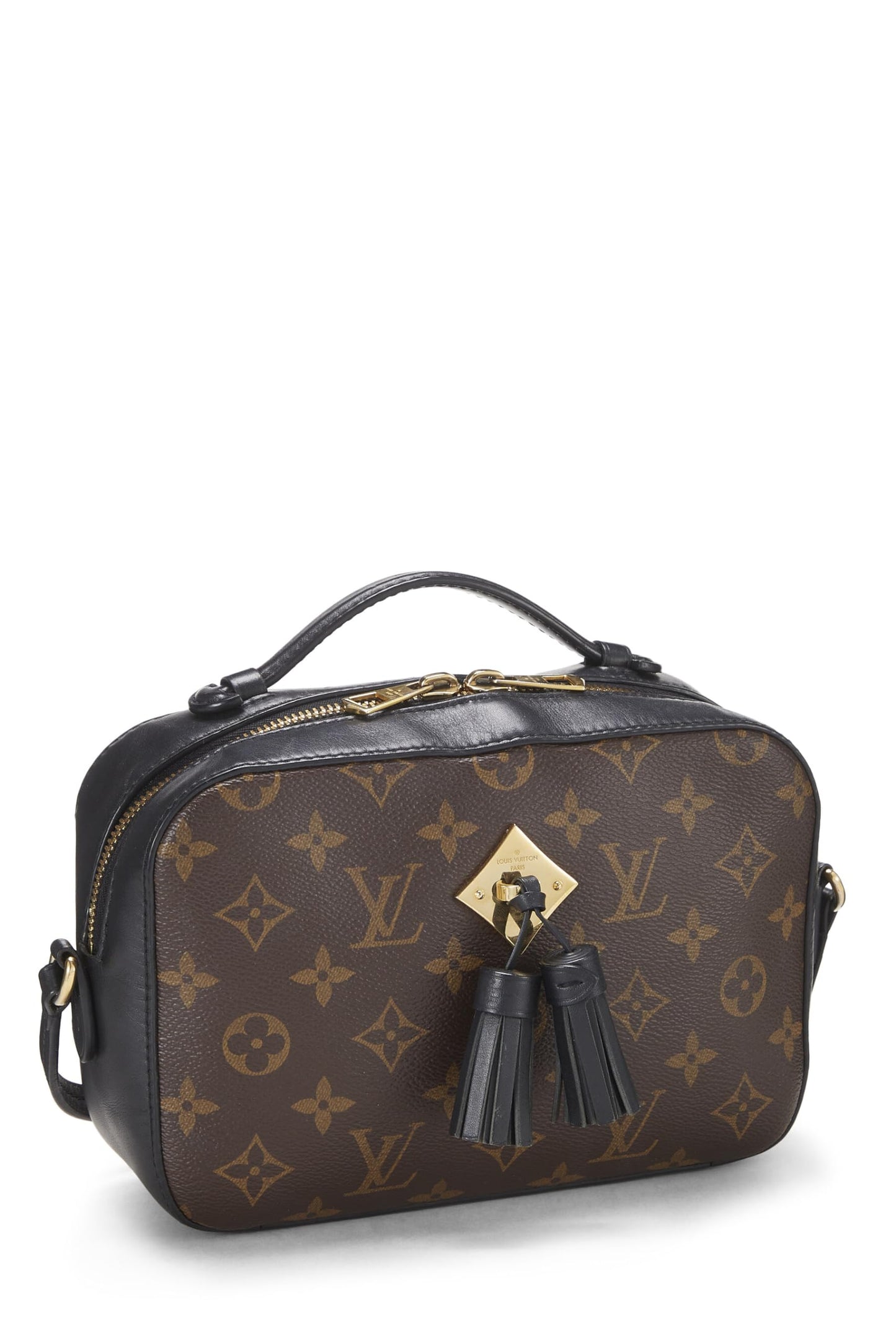 Louis Vuitton, Saintonge en toile monogram noire d'occasion, noir