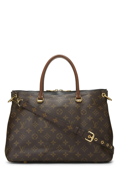 Louis Vuitton, Pallas en toile monogram noire d'occasion, noir