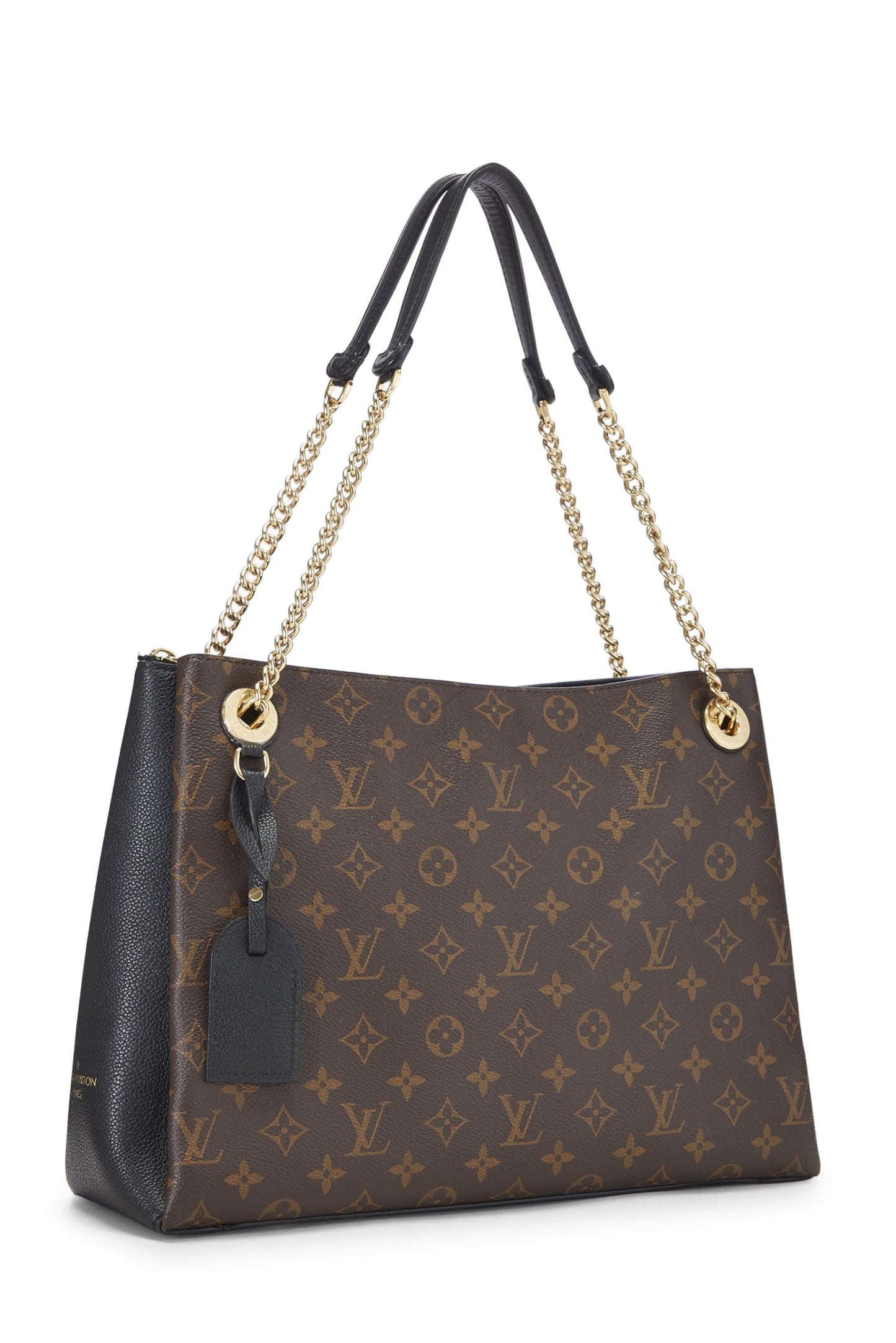 Louis Vuitton, Pre-Loved Black Monogram Surene MM, Black