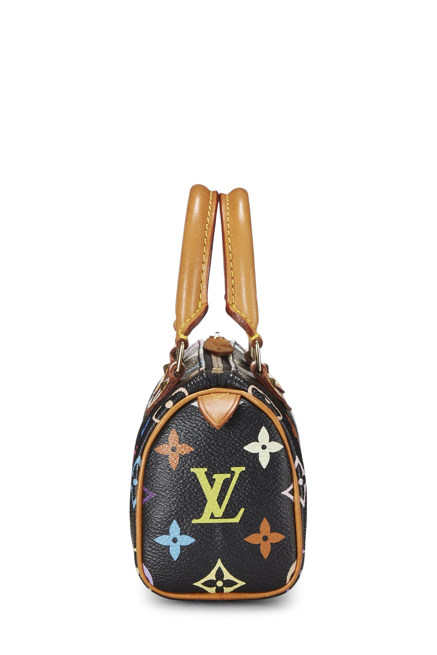 Louis Vuitton, Takashi Murakami x Louis Vuitton Black Monogram Multicolore HL Speedy, Noir