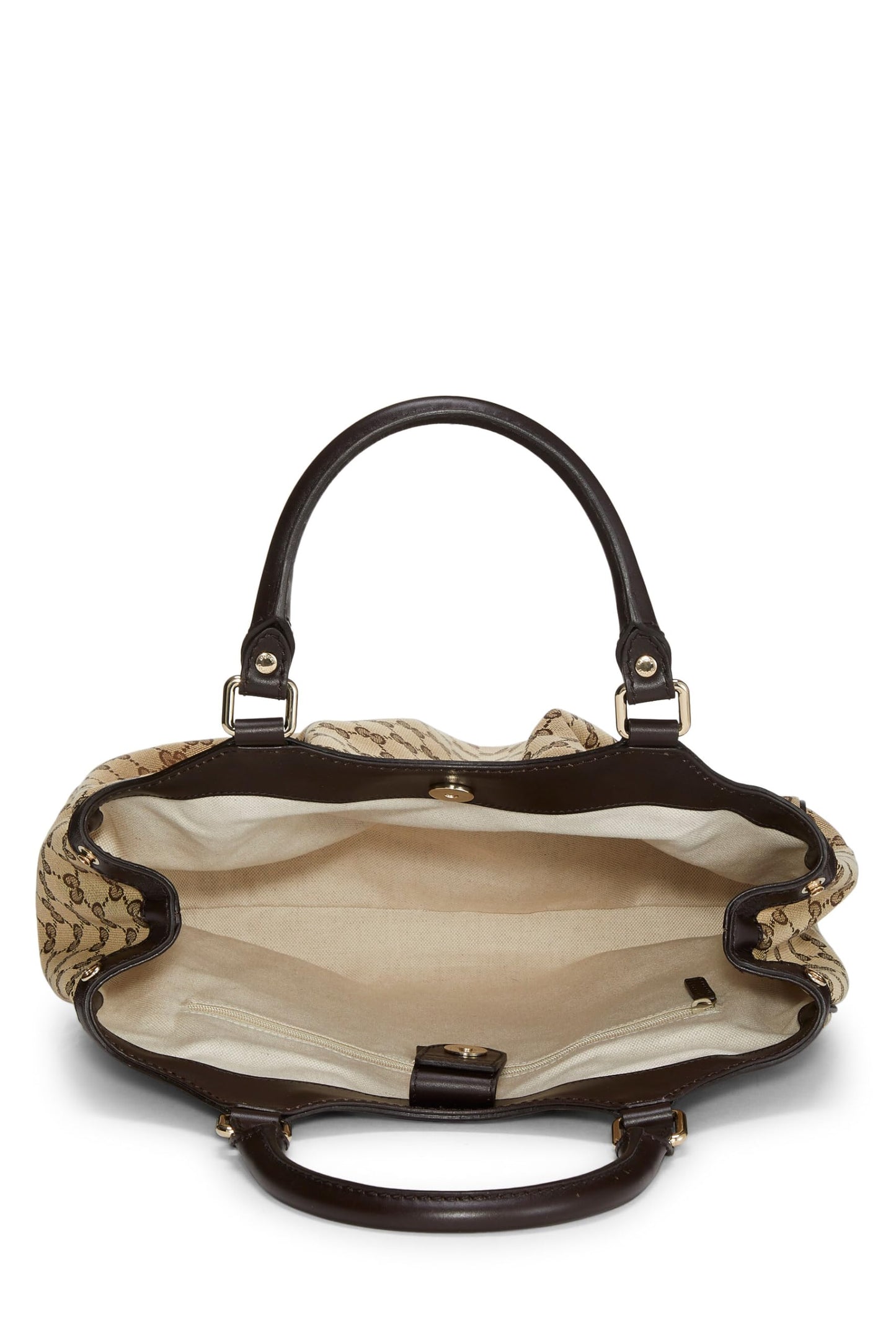 Gucci, sac fourre-tout Sukey en toile GG d'origine d'occasion, marron