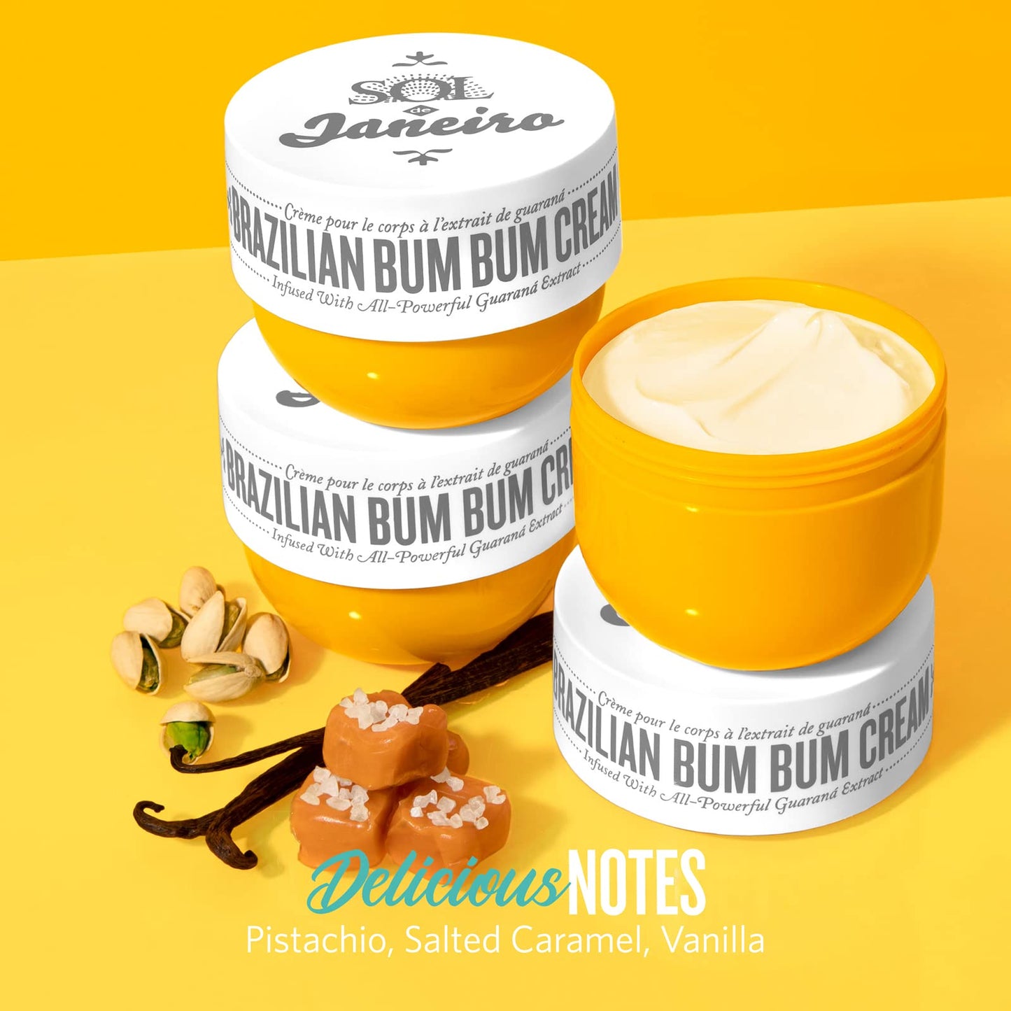 SOL DE JANEIRO Brazilian Bum Bum & Bom Dia Body Cream Bundle - Vitamin C, Hydrating, All Skin Types