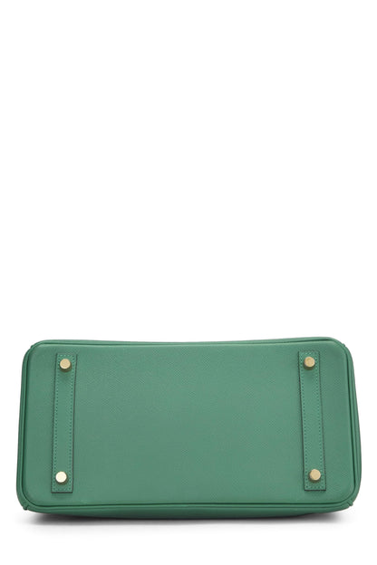 Hermès, Birkin Epsom 30 Vert Vertigo d'occasion, Vert Vertigo