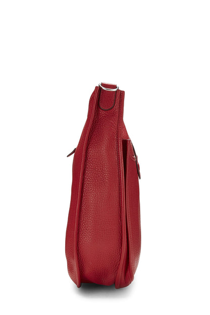 Hermès, Vermillion Clémence Evelyne III GM d'occasion, rouge