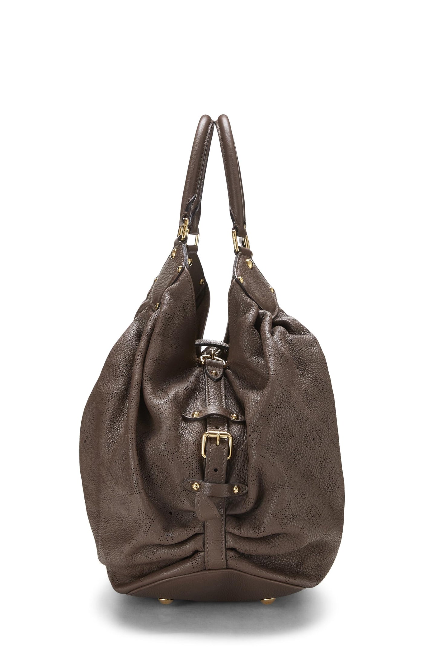 Louis Vuitton, Pre-Loved Brown Monogram Mahina XL, Brown