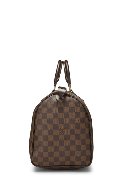 Louis Vuitton, Pre-Loved Damier Ebene Speedy 35, Brown