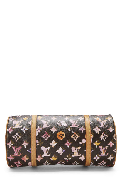 Louis Vuitton, Richard Prince x Louis Vuitton Monogram Aquarelle Papillon 30 d'occasion, Marron