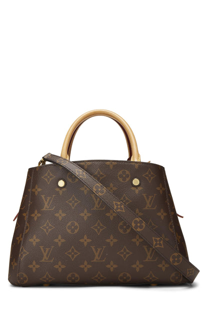 Louis Vuitton, Montaigne BB en toile monogram d'occasion, marron