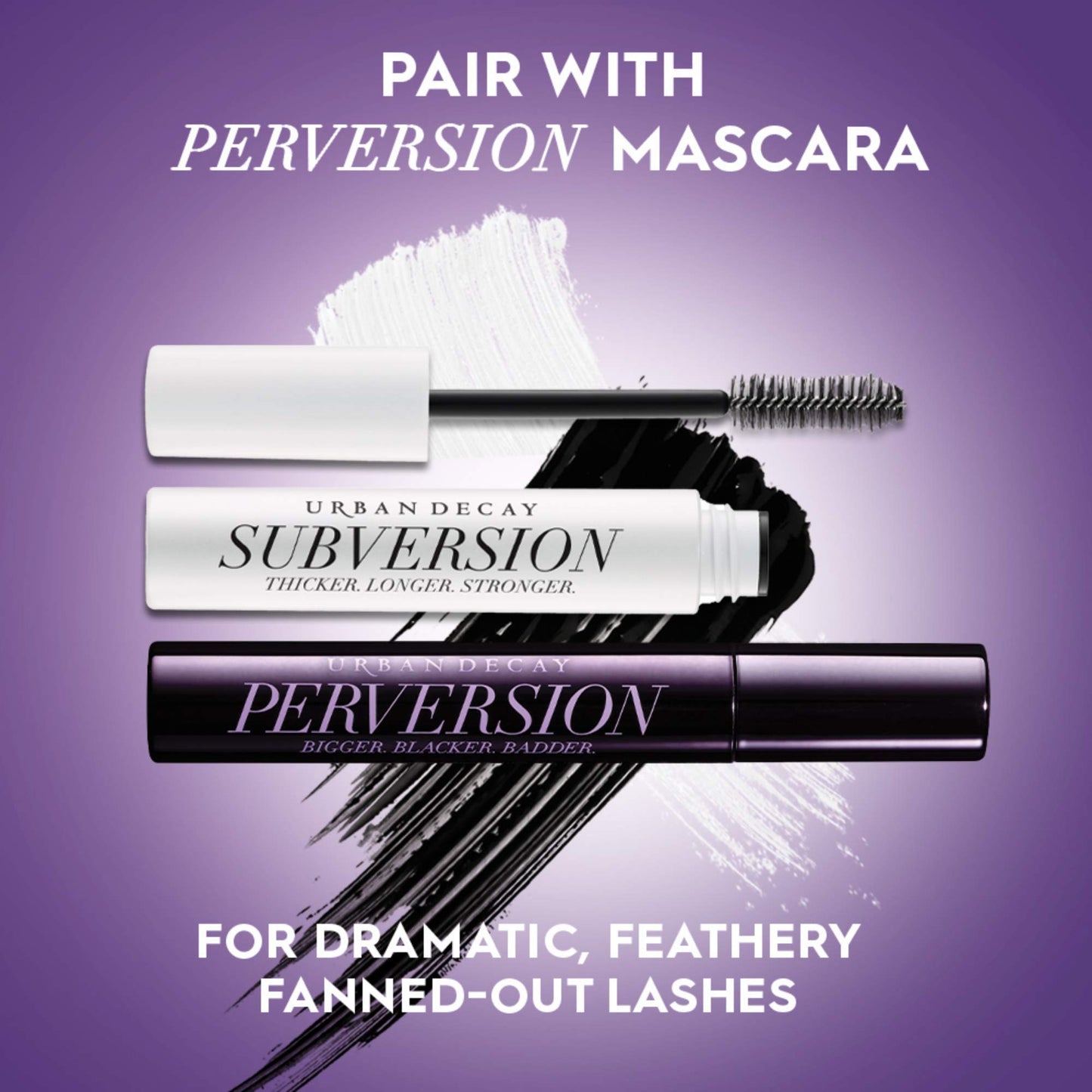 Urban Decay Subversion Lash Primer, alargador y voluminizador de máscara, protege y acondiciona las pestañas naturales, pantenol nutritivo y vitamina E, libre de crueldad animal, sin parabenos - 0.28 fl oz