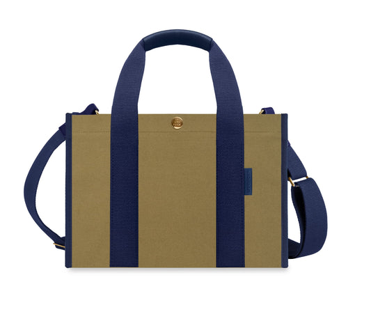 L/Uniform, Mini Press Bag, Khaki/Navy