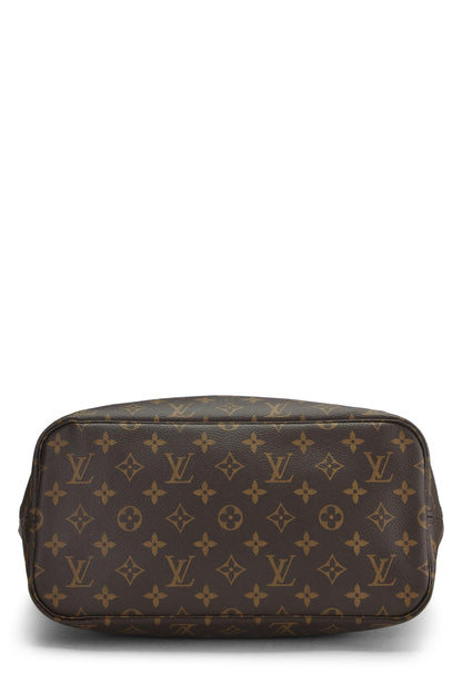 Louis Vuitton, Neverfull MM NM en toile monogram rose d'occasion, rose