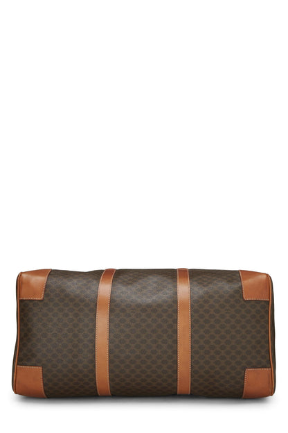 Céline, Sac Boston Macadam en toile enduite marron d'occasion, marron