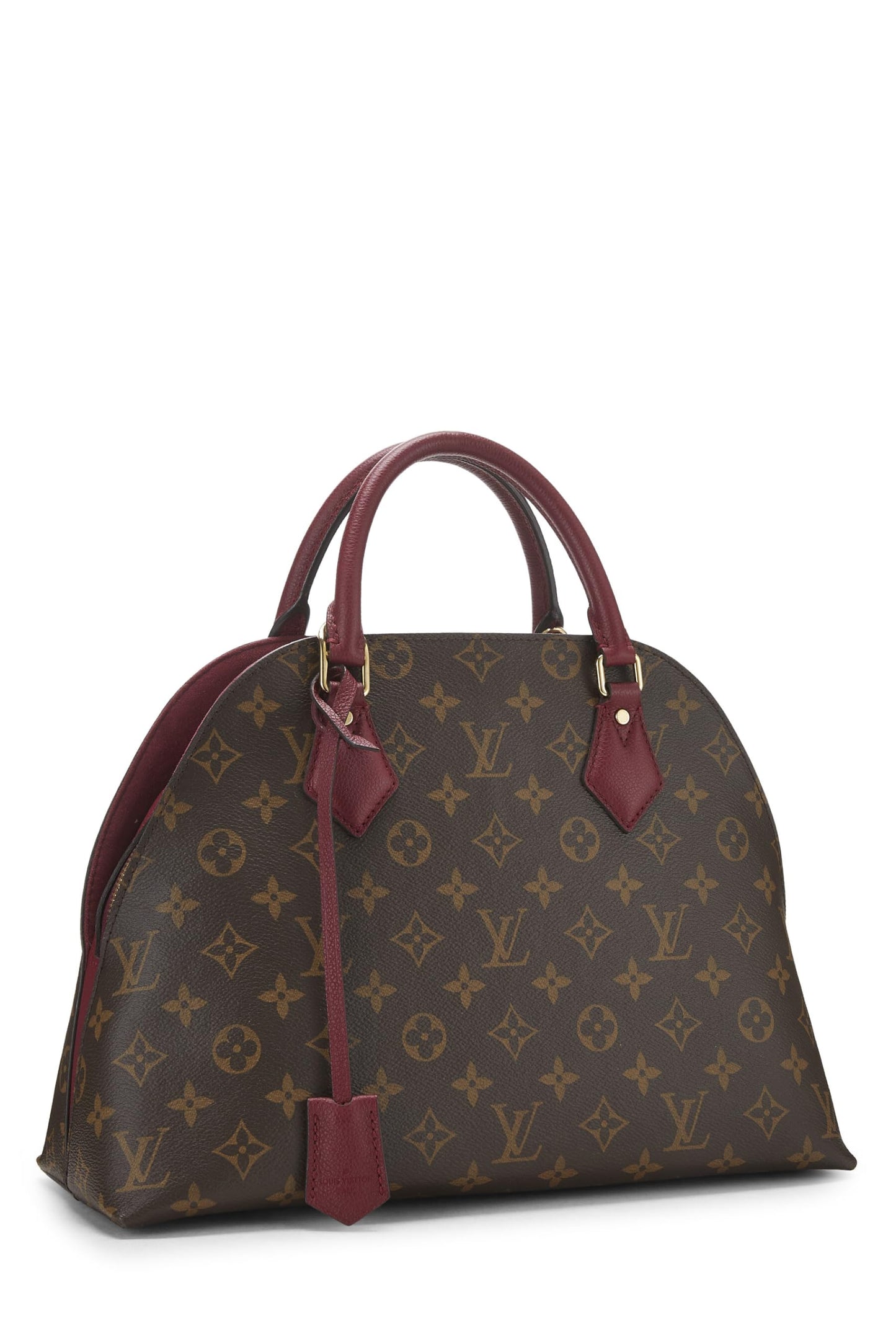 Louis Vuitton, Pre-Loved Raisin Monogram Canvas Alma BNB, Purple