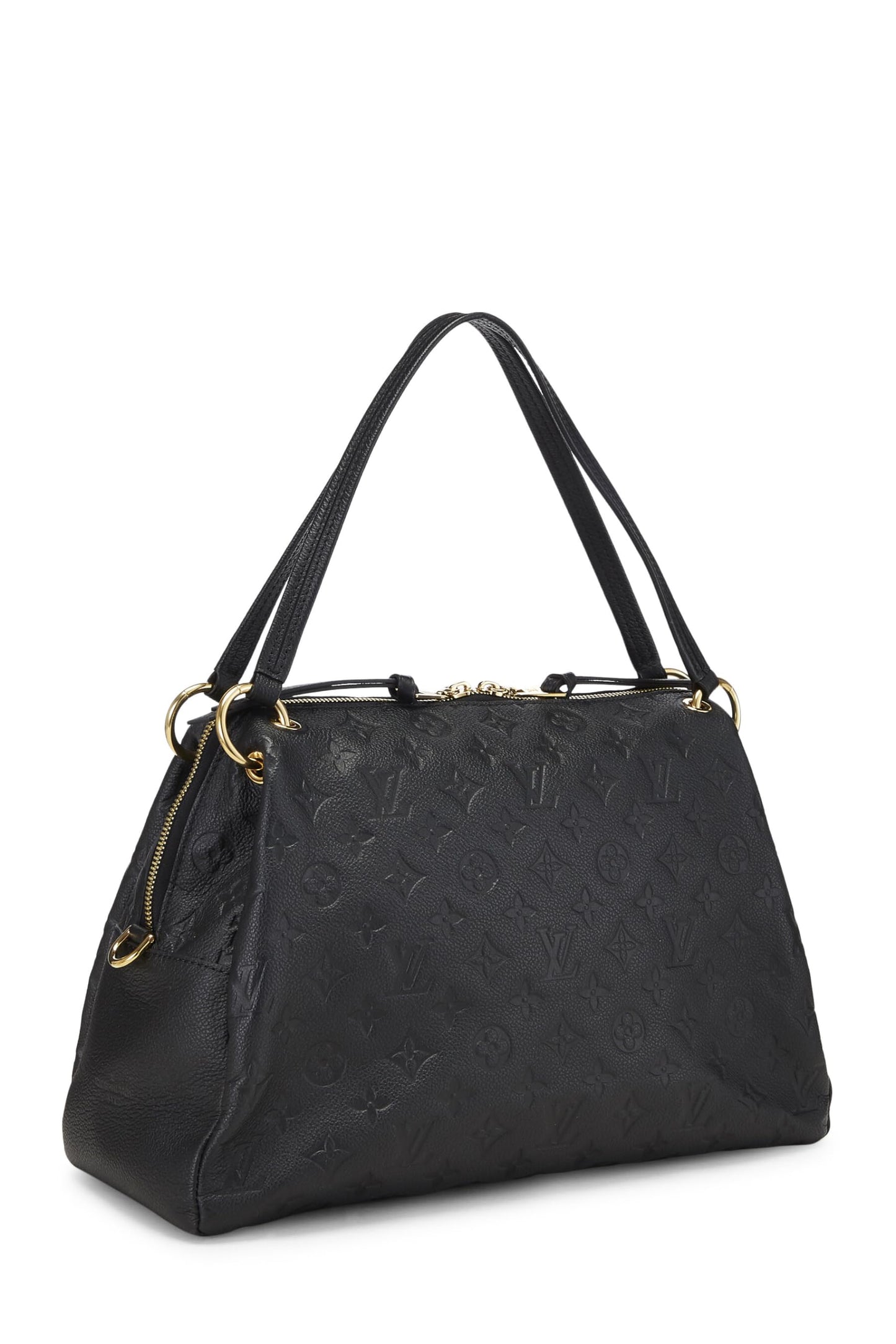 Louis Vuitton, Pre-Loved Black Monogram Empreinte Ponthieu PM, Black