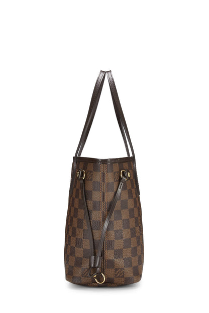 Louis Vuitton, Damier Ebene Neverfull PM d'occasion, marron