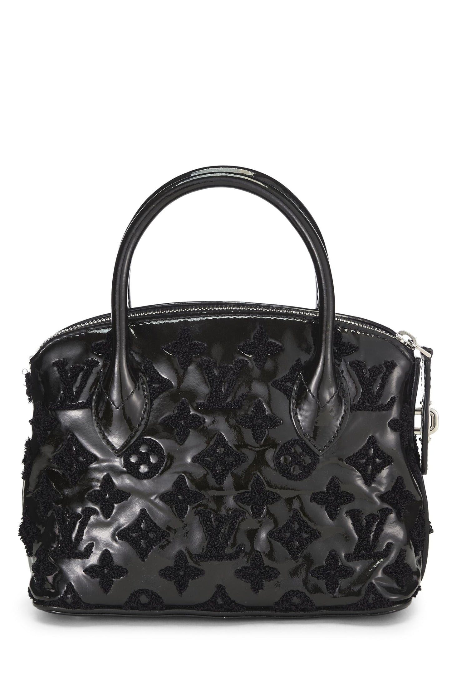 Louis Vuitton, Pre-Loved Black Monogram Patent Leather Fascination Lockit BB, Black