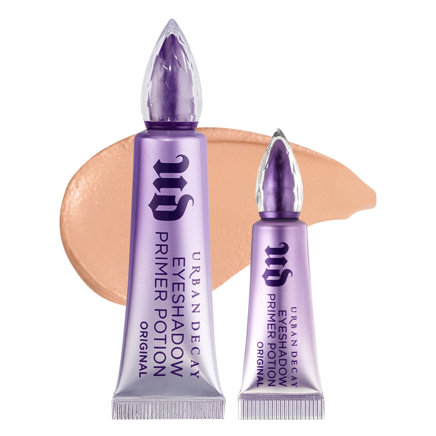 Urban Decay Eyeshadow Primer Potion Set - Prebase de ojos nude para sombra de ojos y apariencia de maquillaje sin arrugas - Dura todo el día - Ideal para párpados grasos - 0.33 fl. Oz + 0,16 onzas líquidas. Onz