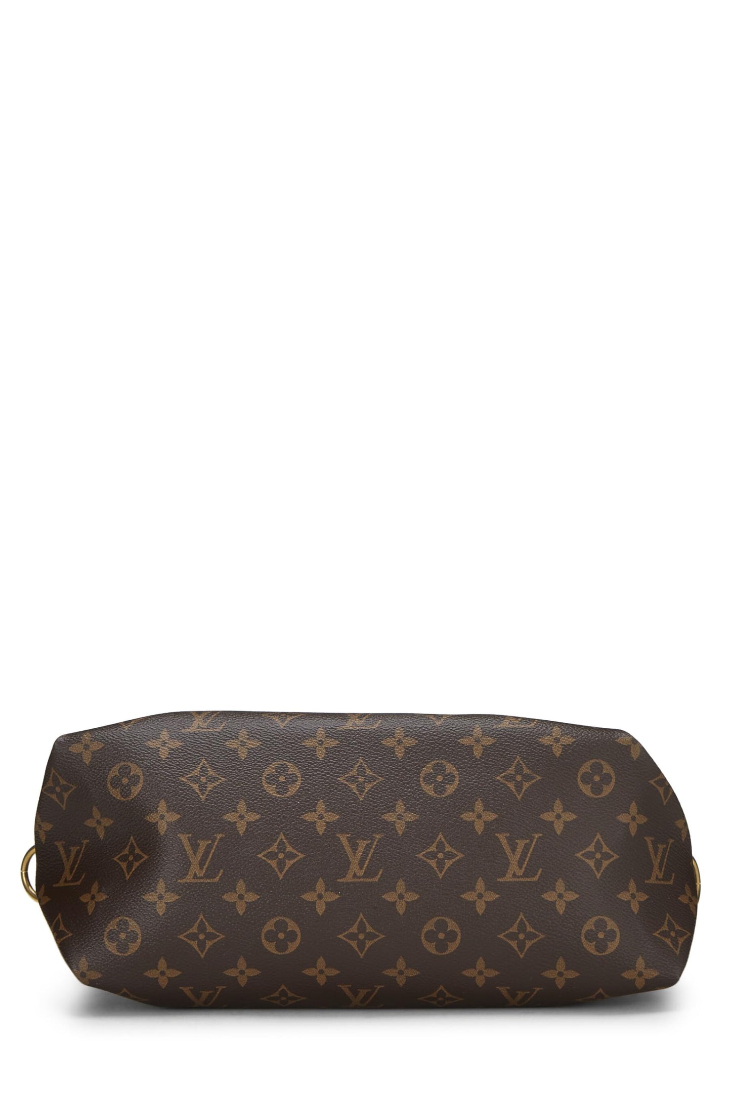 Louis Vuitton, sac fourre-tout zippé à fleurs monogrammées noires MM, d'occasion, noir