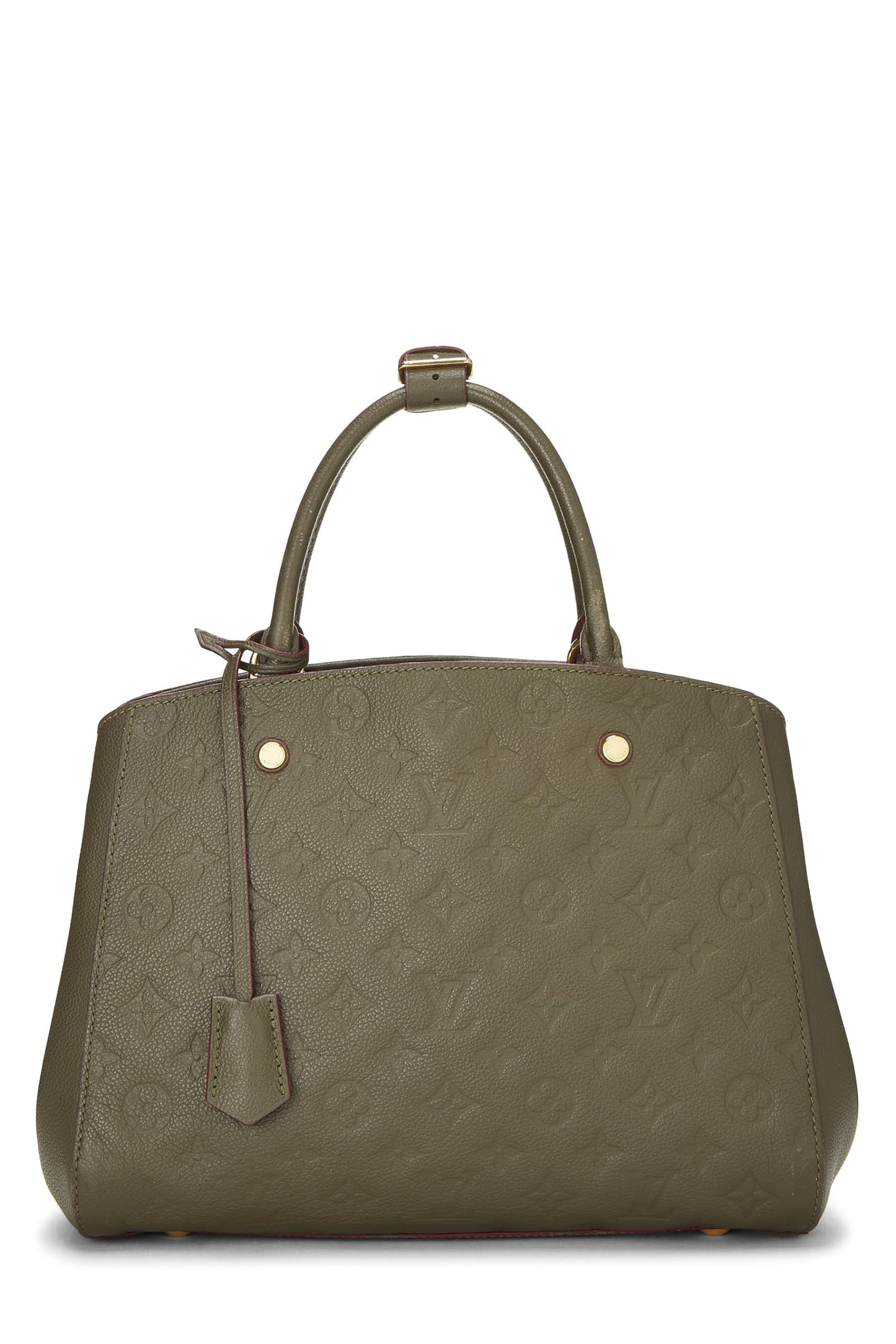 Louis Vuitton, Monograma degradado Pre-Loved Empreinte Montaigne MM, Verde