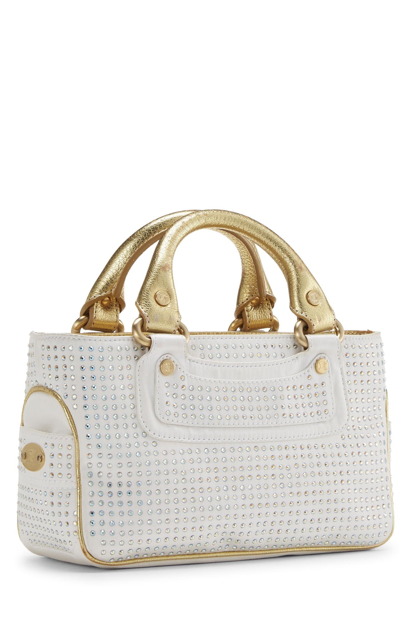 Céline, Mini sac Boogie multicolore à ornements d'occasion, multicolore