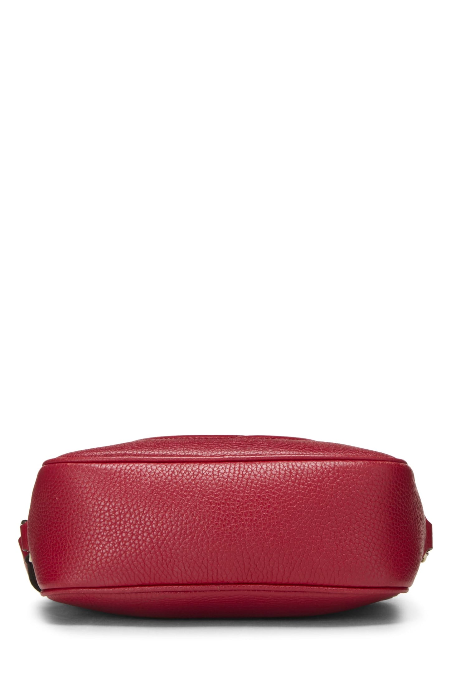 Gucci, Pre-Loved Red Grained Leather Soho Disco, Red