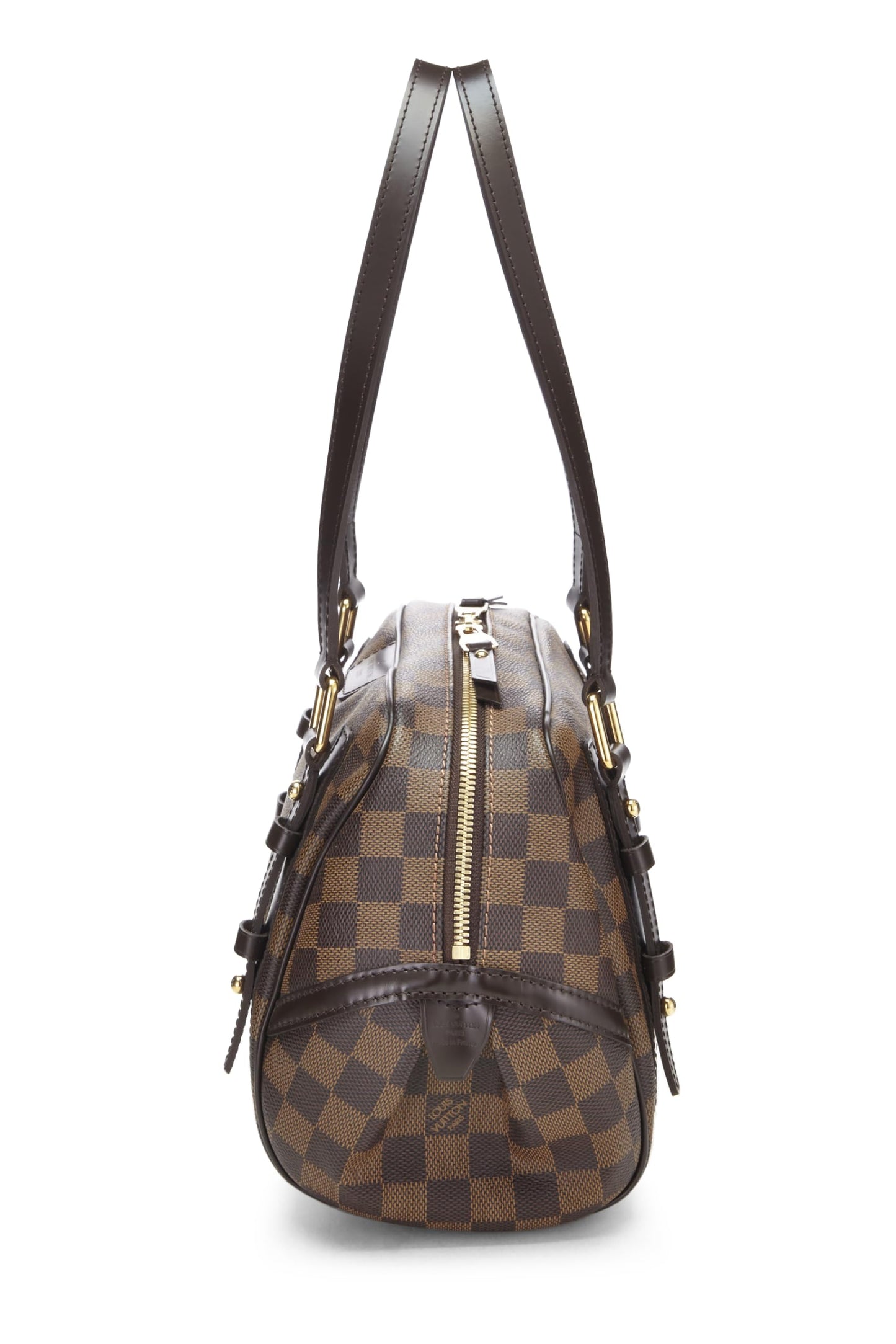 Louis Vuitton, Damier Ebene Rivington PM d'occasion, marron