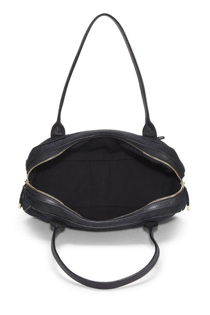 Gucci, Pre-Loved Black Original GG Canvas Princy Shoulder Bag, Black