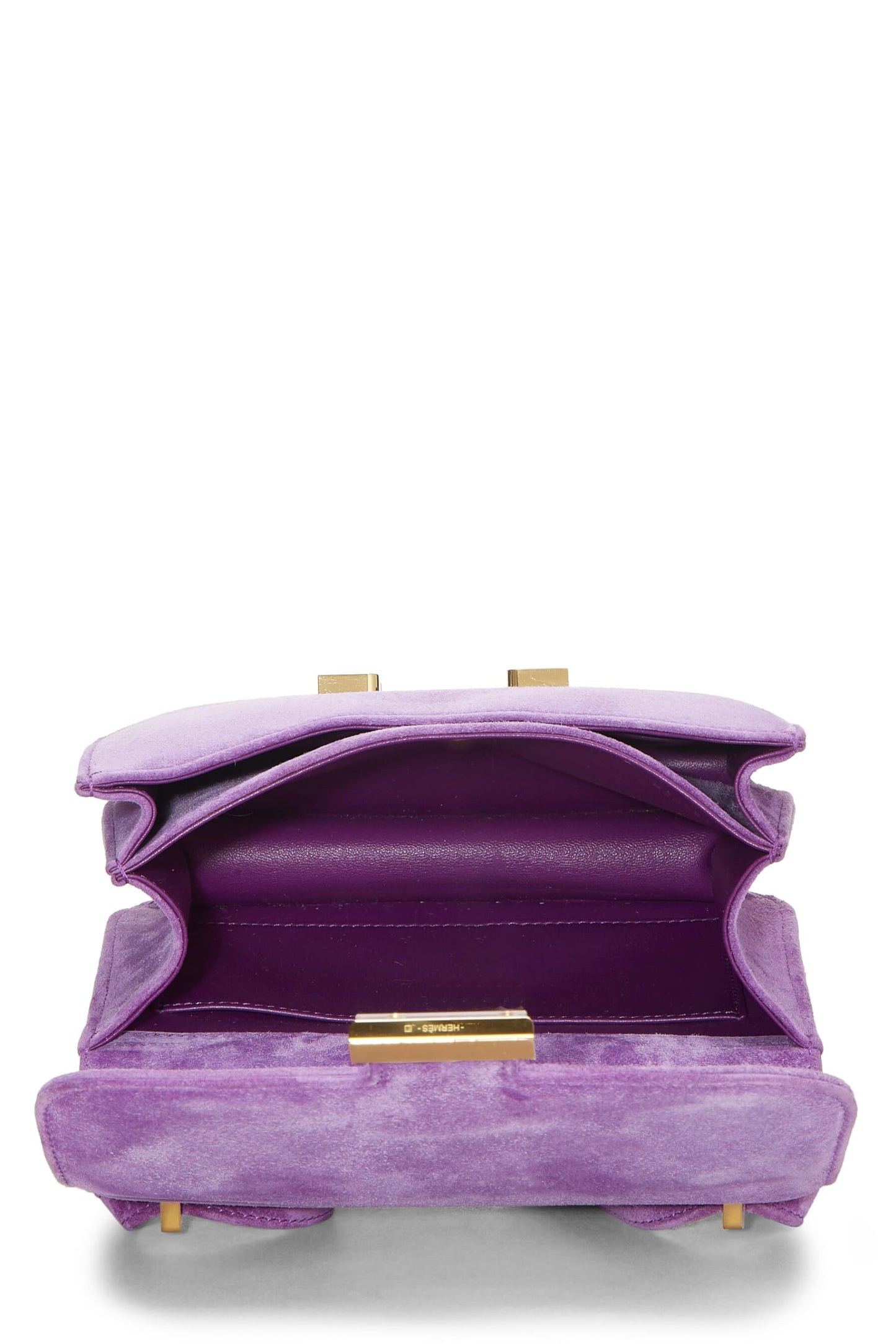 Hermès, Pre-Loved Violet Doblis Constance 18cm, Violet