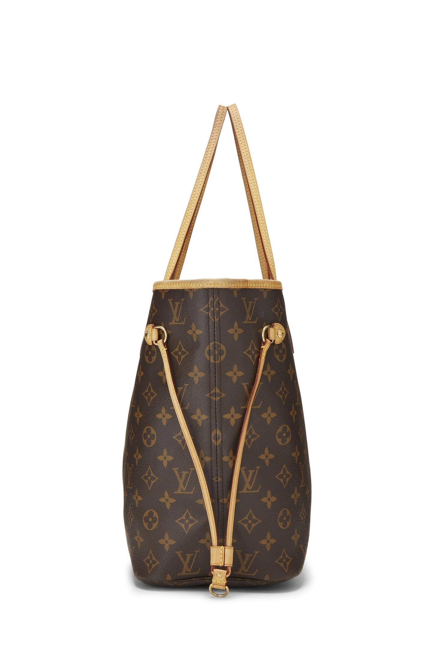 Louis Vuitton, Neverfull MM en toile Monogram d'occasion, marron