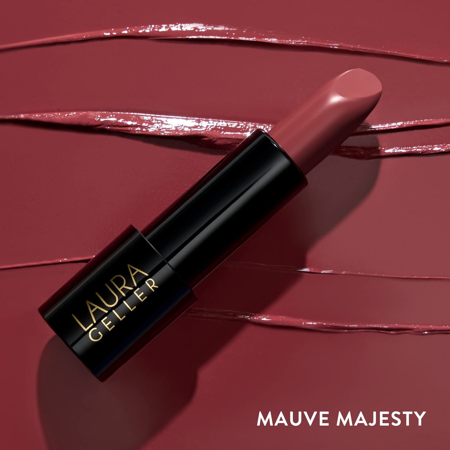 LAURA GELLER NEW YORK Modern Classic Matte Lipstick - Mauve Majesty - Ultra-Rich Color - Luxurious and Lightweight - Matte Finish