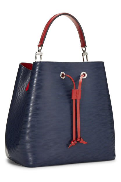 Louis Vuitton, Epi Neo Noé bleu marine et rouge d'occasion, multicolore