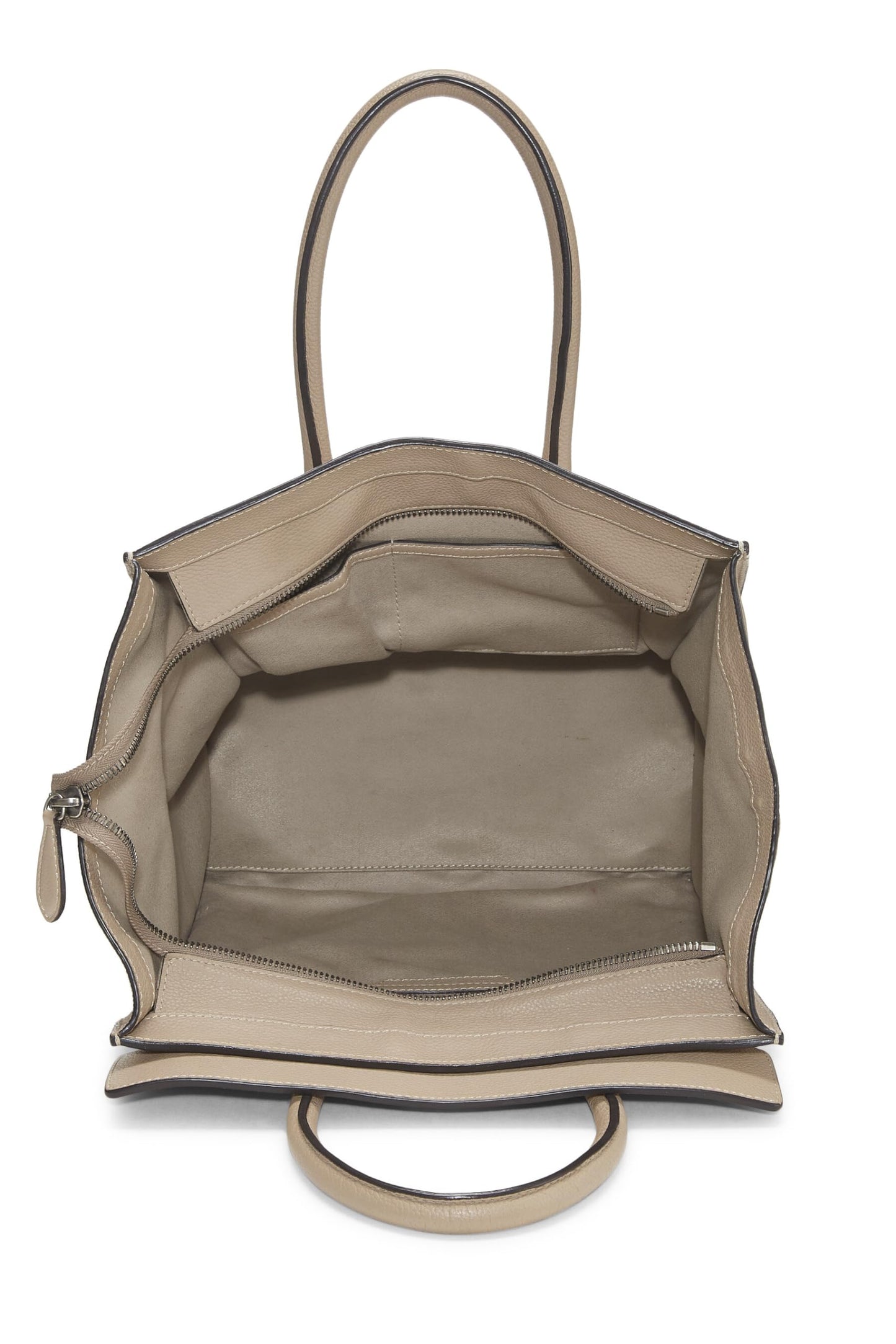 Céline, Mini maleta de piel de becerro gris Pre-Loved, Gris