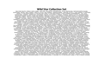 Coffret de rouges à lèvres vegan ISAMAYA Wild Star Collection