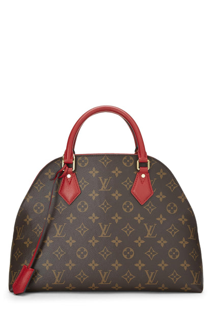 Louis Vuitton, Alma BNB de lona con monograma rojo Pre-Loved, Rojo