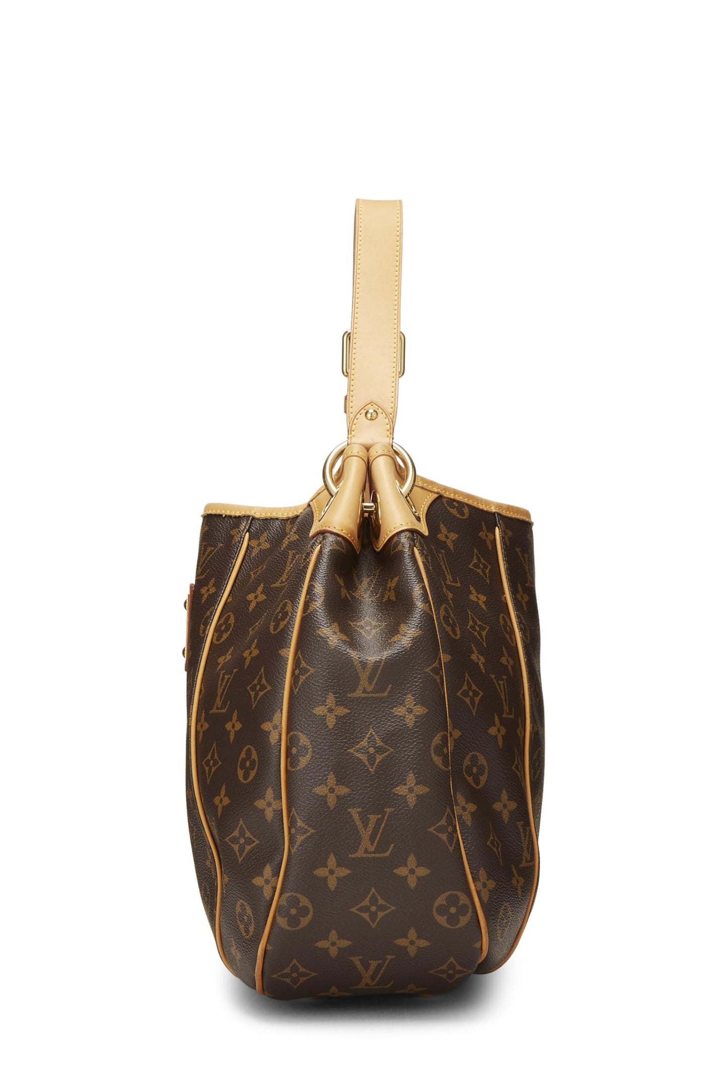 Louis Vuitton, Galliera PM en toile Monogram d'occasion, marron