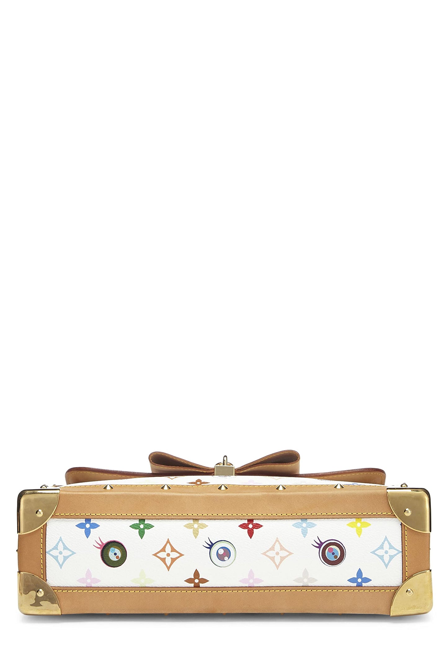 Louis Vuitton, bolso pre-amado Takashi Murakami x Louis Vuitton Eye Love de lona con monograma Eye Need You, blanco