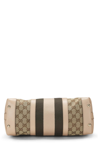 Gucci, sac hobo en toile GG rose d'occasion, rose