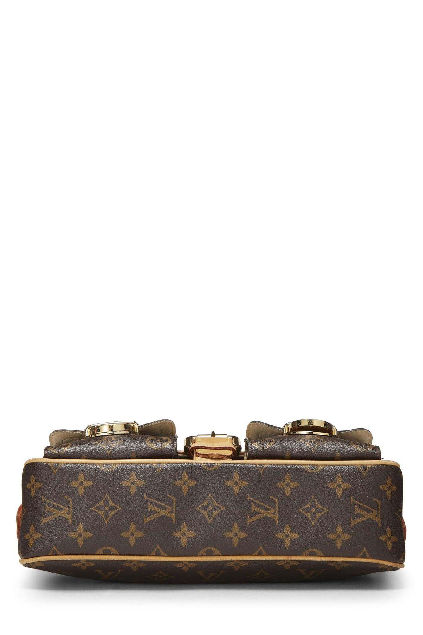 Louis Vuitton, Hudson PM en toile Monogram d'occasion, marron