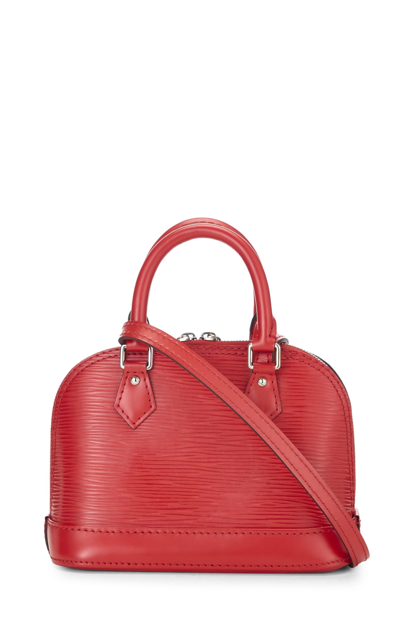 Louis Vuitton, Coquelicot Epi Alma Nano d'occasion, rouge